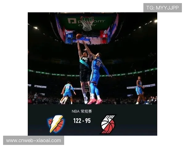 爵士开拓者第三节对攻大战，单节合计轰出68分高分